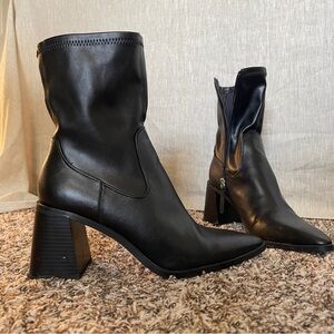 Zara boots block heel